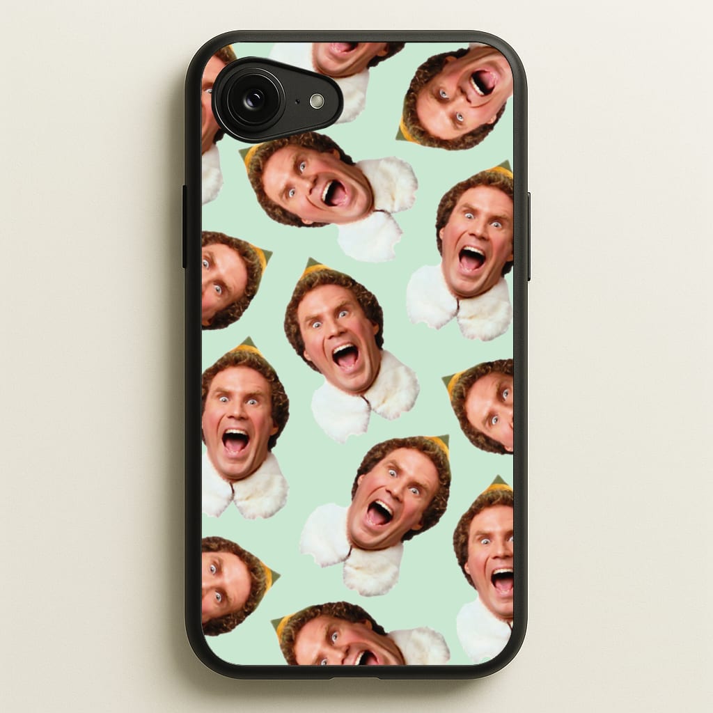 Green Elf Face - Christmas - Christmas Phone Case for iPhone 16e