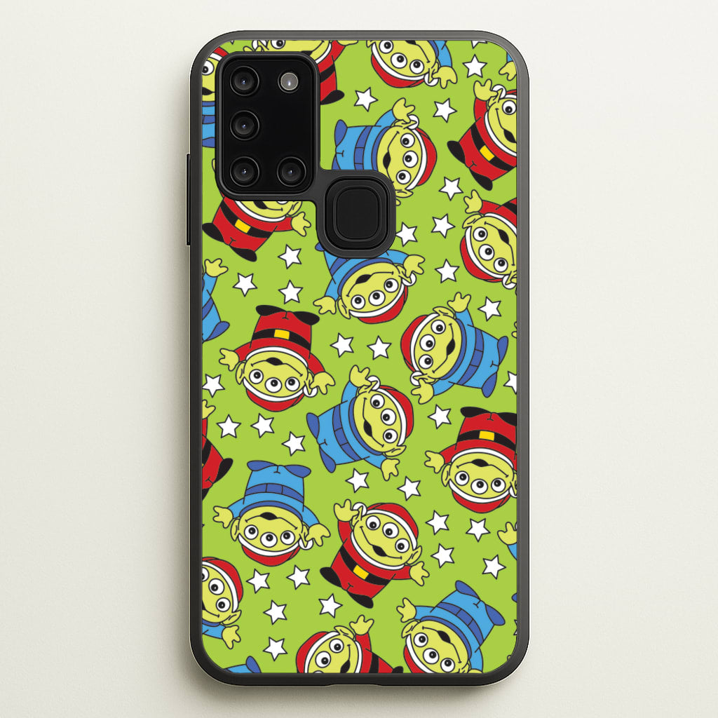 Alien Patterns - Disney Christmas Phone Case for Galaxy A21s
