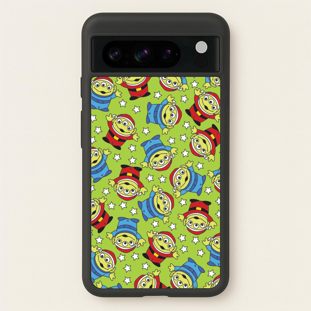 Alien Patterns - Disney Christmas Phone Case for Google Pixel 8 Pro