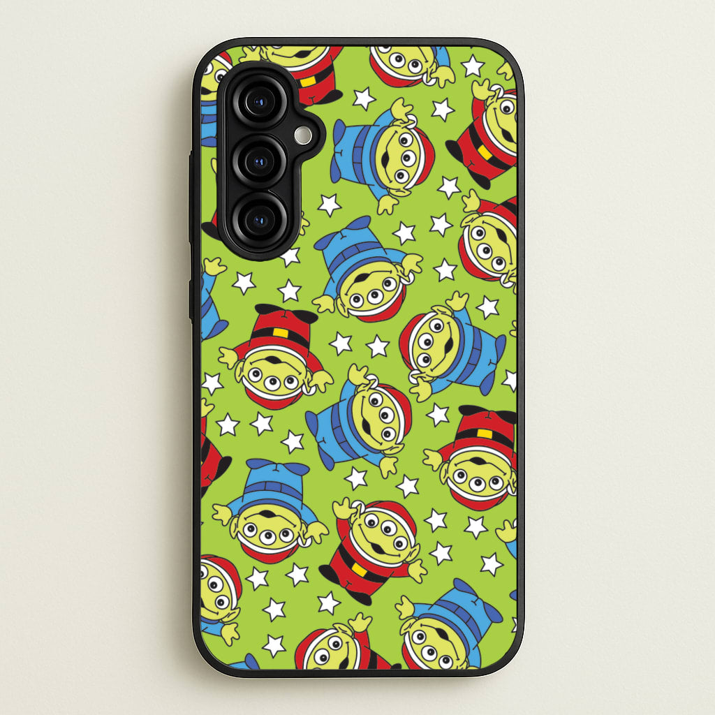 Alien Patterns - Disney Christmas Phone Case for Galaxy A54