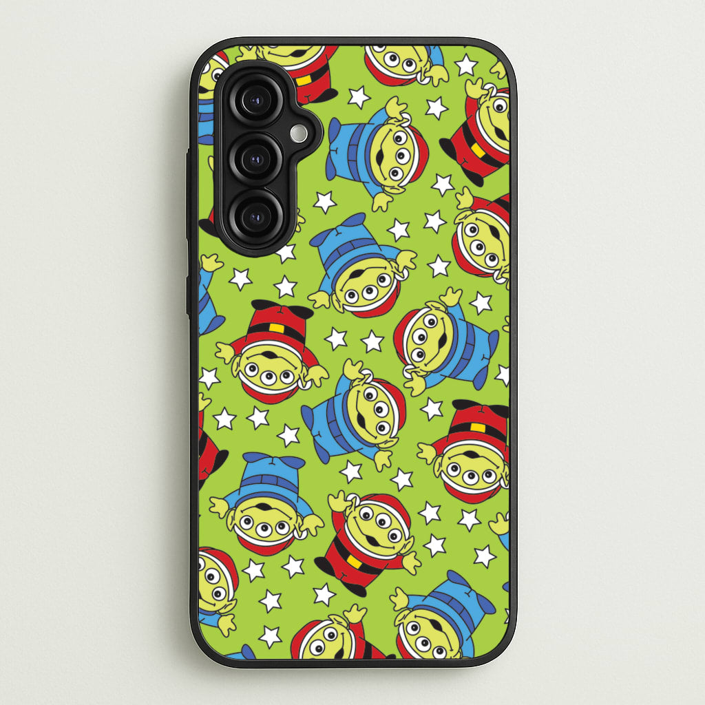 Alien Patterns - Disney Christmas Phone Case for Galaxy A14