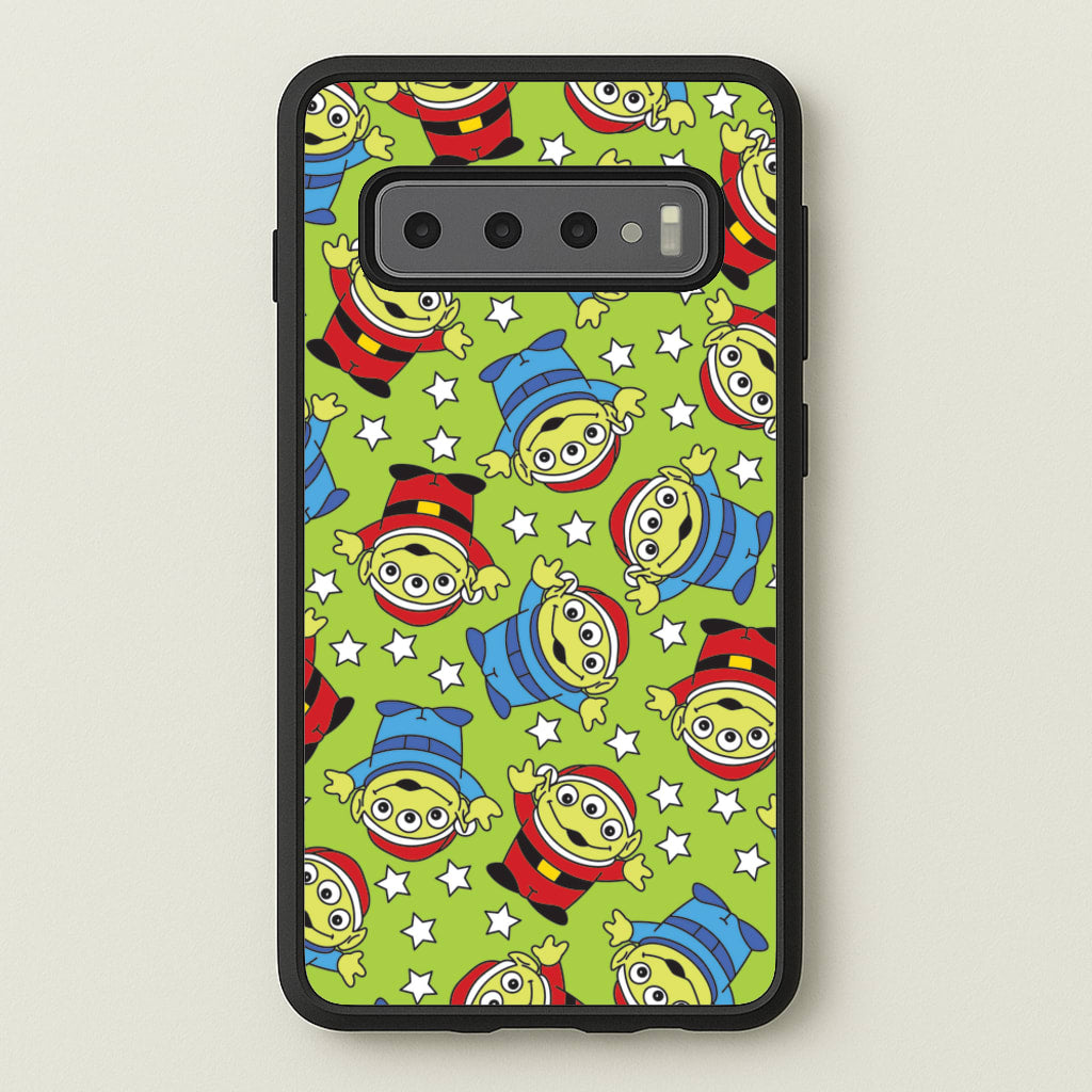 Alien Patterns - Disney Christmas Phone Case for Galaxy S10 Plus