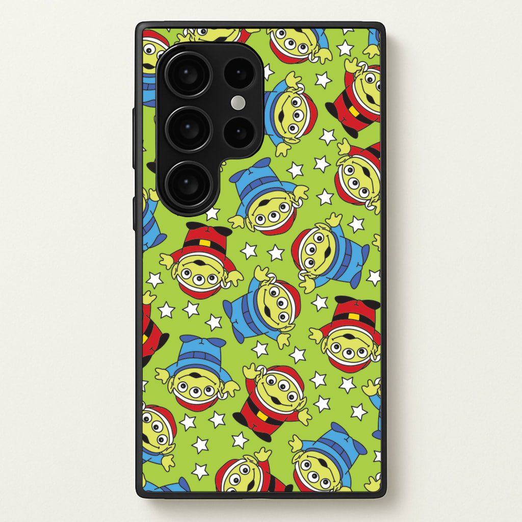 Alien Patterns - Disney Christmas Phone Case for Galaxy S24 Ultra