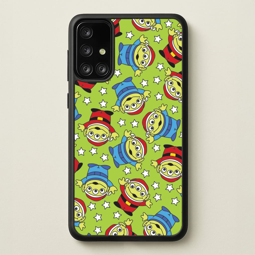 Alien Patterns - Disney Christmas Phone Case for Galaxy A71