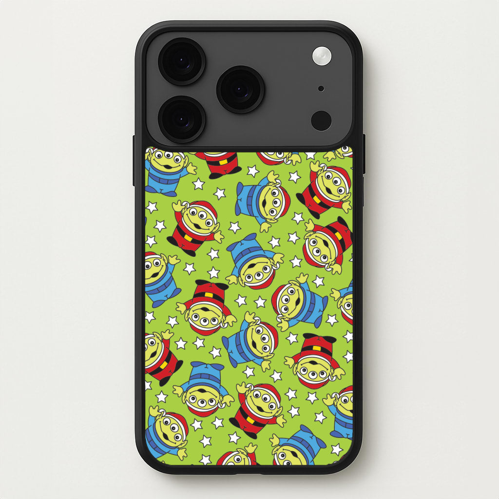 Alien Patterns Phone Case for iPhone 17 Pro Max