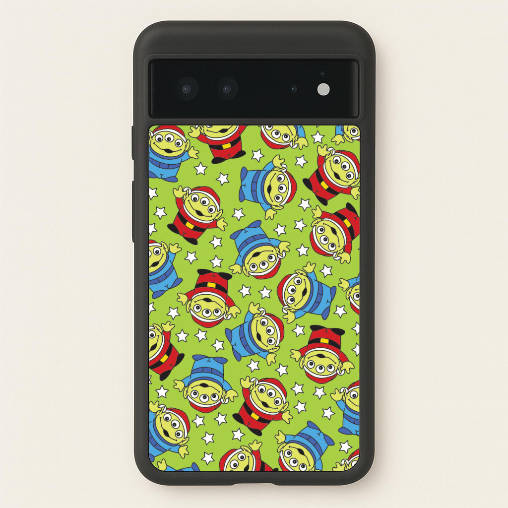 Alien Patterns - Disney Christmas Phone Case for Google Pixel 6