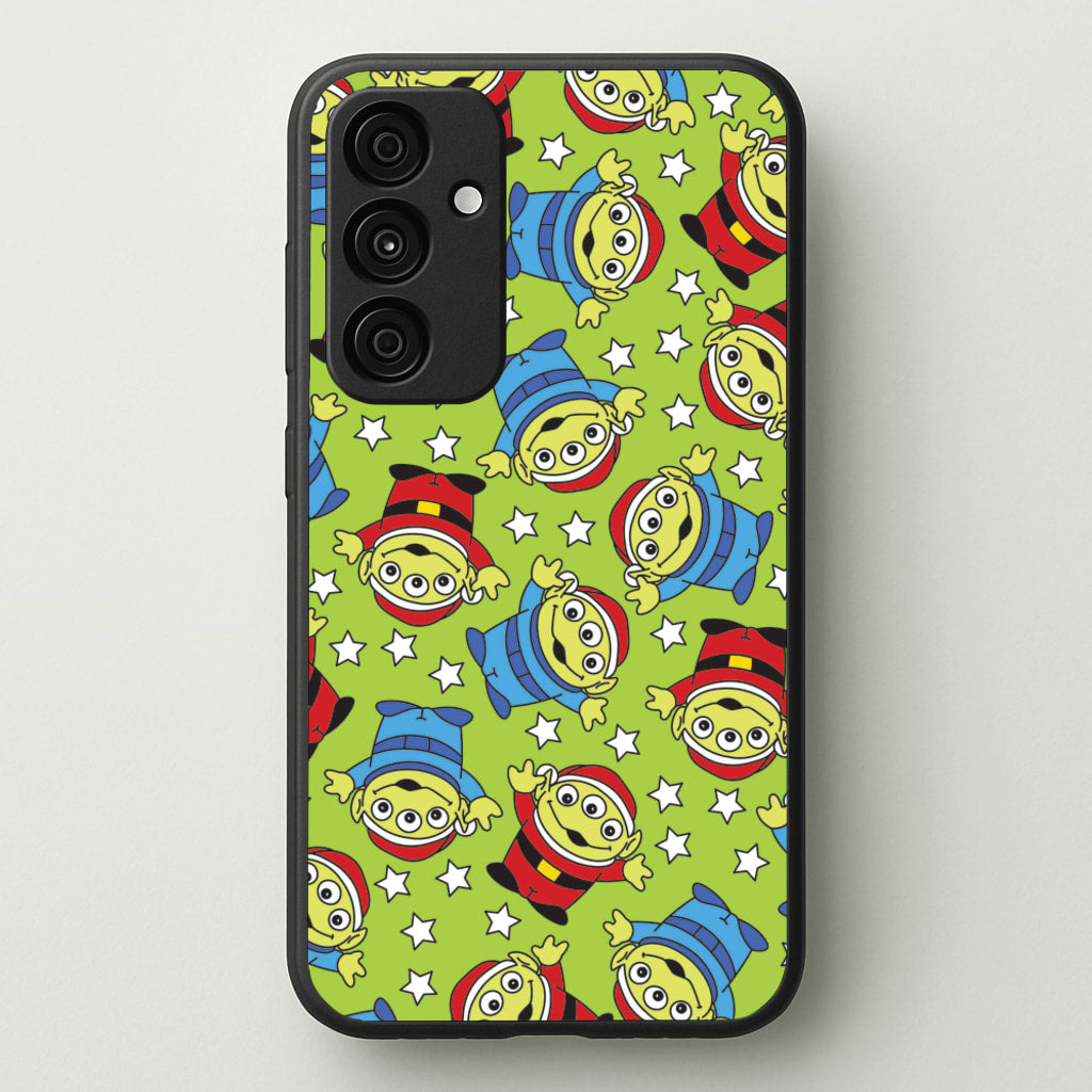 Alien Patterns - Disney Christmas Phone Case for Galaxy A15