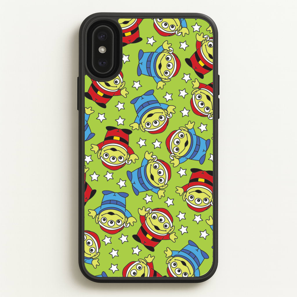 Alien Patterns - Disney Christmas Phone Case for iPhone XS Max