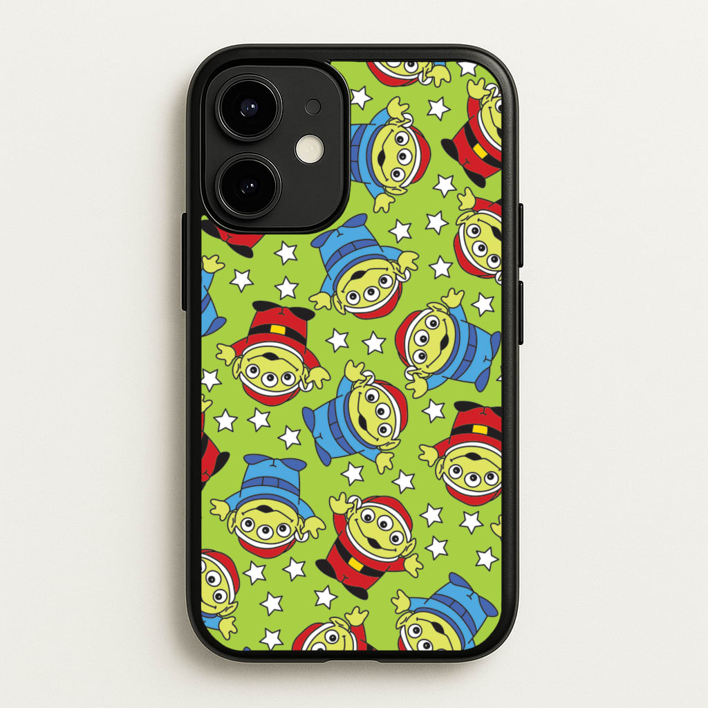 Alien Patterns - Disney Christmas Phone Case for iPhone 12 / 12 Pro