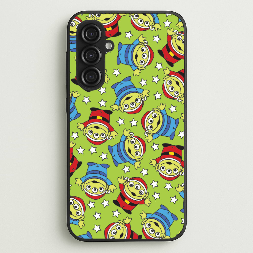 Alien Patterns - Disney Christmas Phone Case for Galaxy S23FE