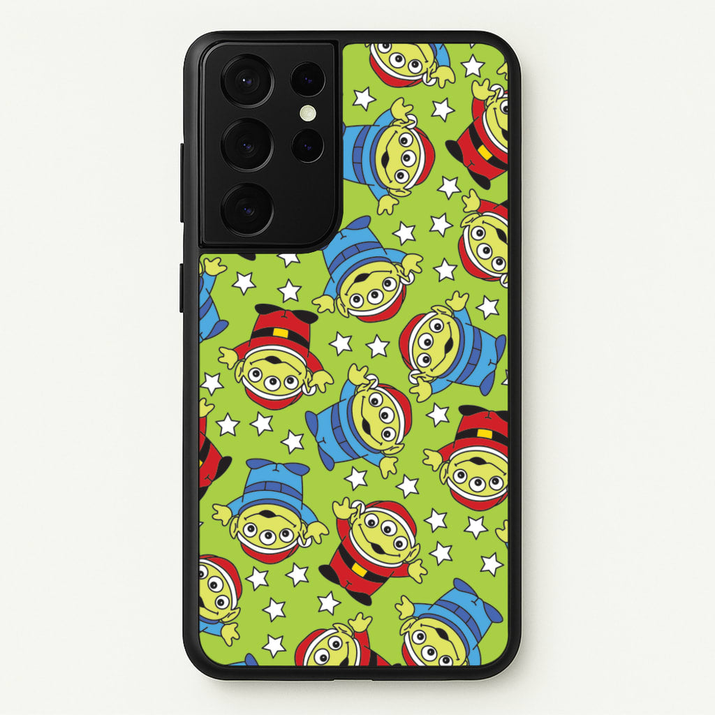 Alien Patterns - Disney Christmas Phone Case for Galaxy S21 Ultra