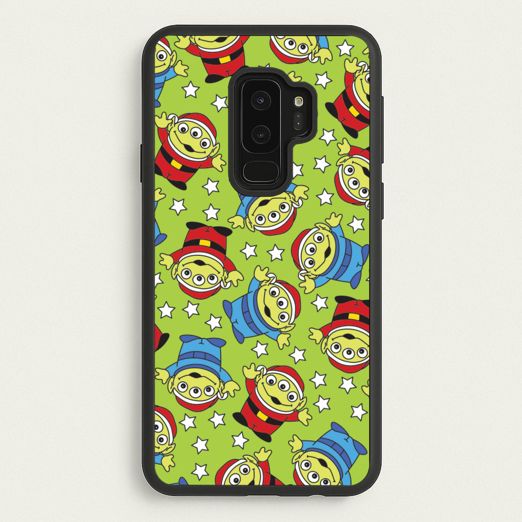 Alien Patterns - Disney Christmas Phone Case for Galaxy S9 Plus