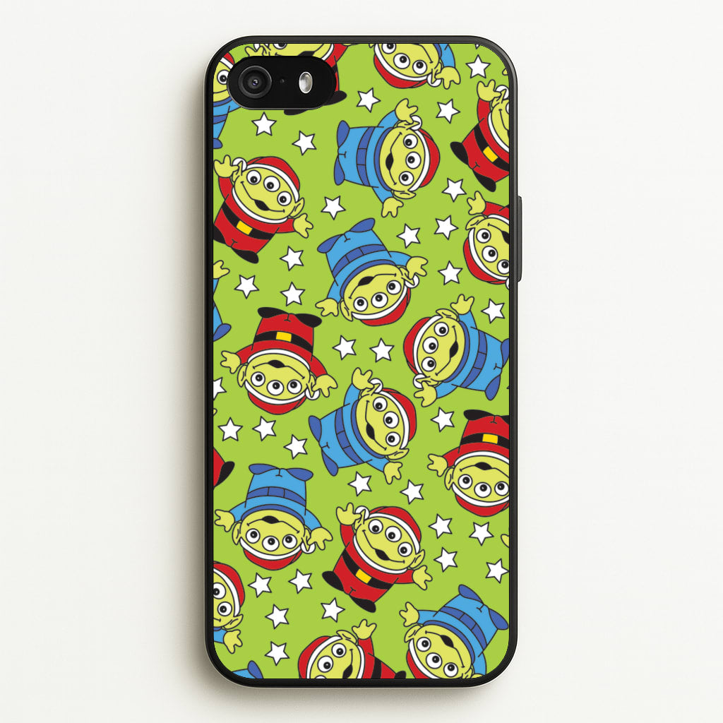 Alien Patterns - Disney Christmas Phone Case for iPhone 5 / 5s / SE 2016