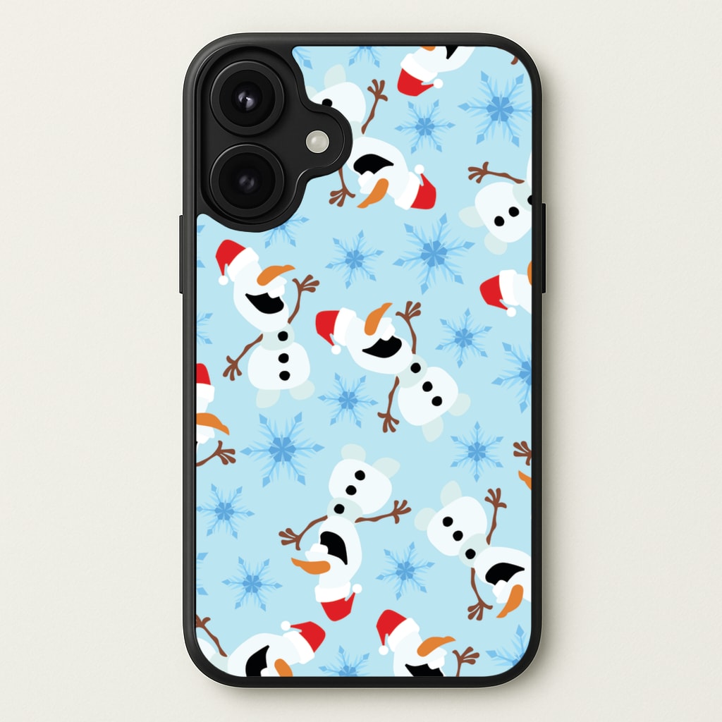 Snowman Pattern Phone Case for iPhone 17
