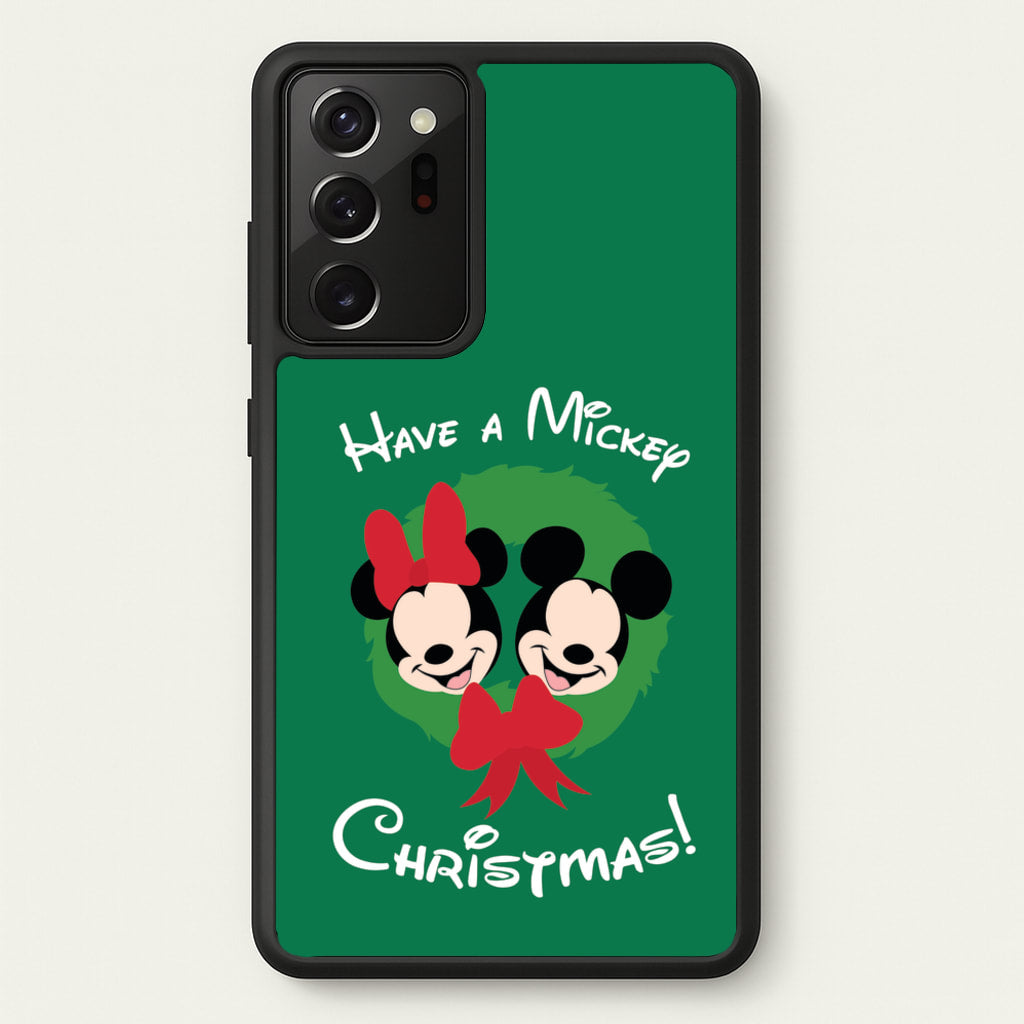 Have A Mickey Christmas - Disney Christmas Phone Case for Galaxy Note 20 Ultra