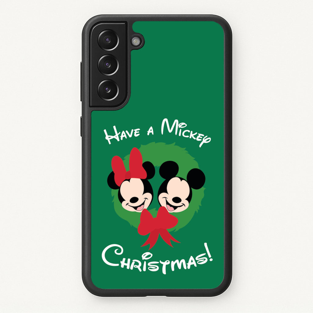 Have A Mickey Christmas - Disney Christmas Phone Case for Galaxy S22 Plus