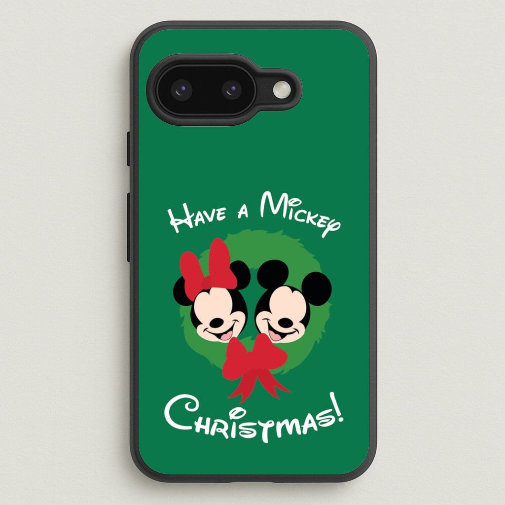 Have A Mickey Christmas - Disney Christmas Phone Case for Google Pixel 9a
