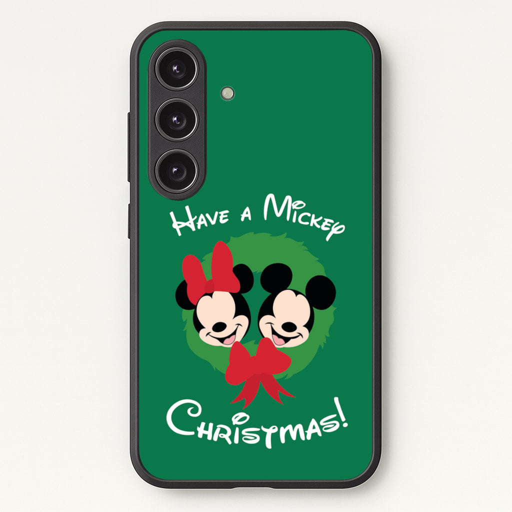 Have A Mickey Christmas - Disney Christmas Phone Case for Galaxy S25 Plus