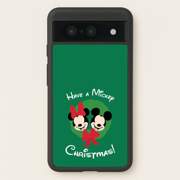 Have A Mickey Christmas - Disney Christmas Phone Case for Google Pixel 8
