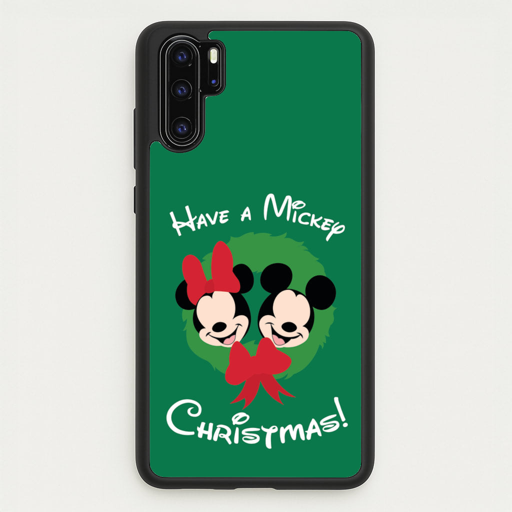 Have A Mickey Christmas - Disney Christmas Phone Case for Huawei P30 Pro