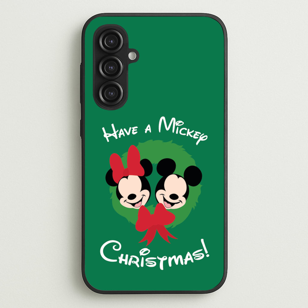 Have A Mickey Christmas - Disney Christmas Phone Case for Galaxy S23FE