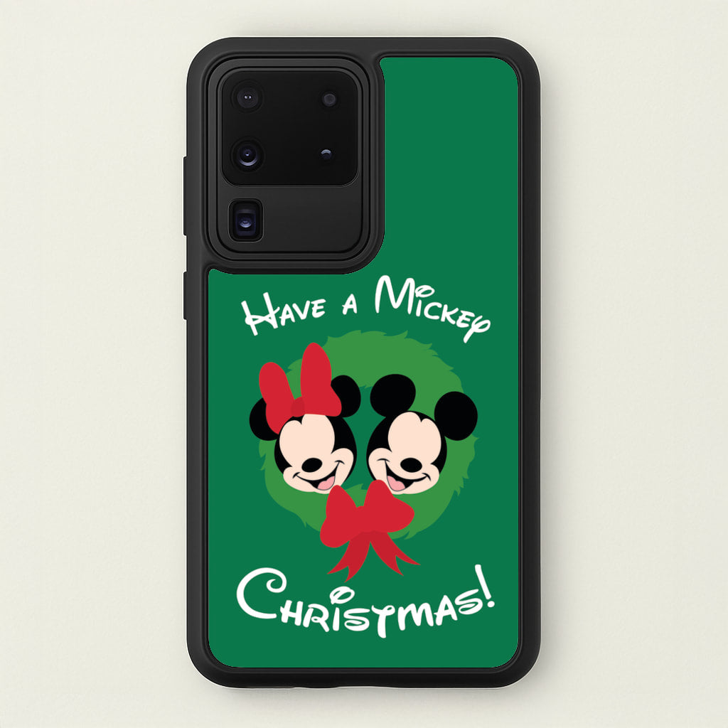 Have A Mickey Christmas - Disney Christmas Phone Case for Galaxy S20 Ultra