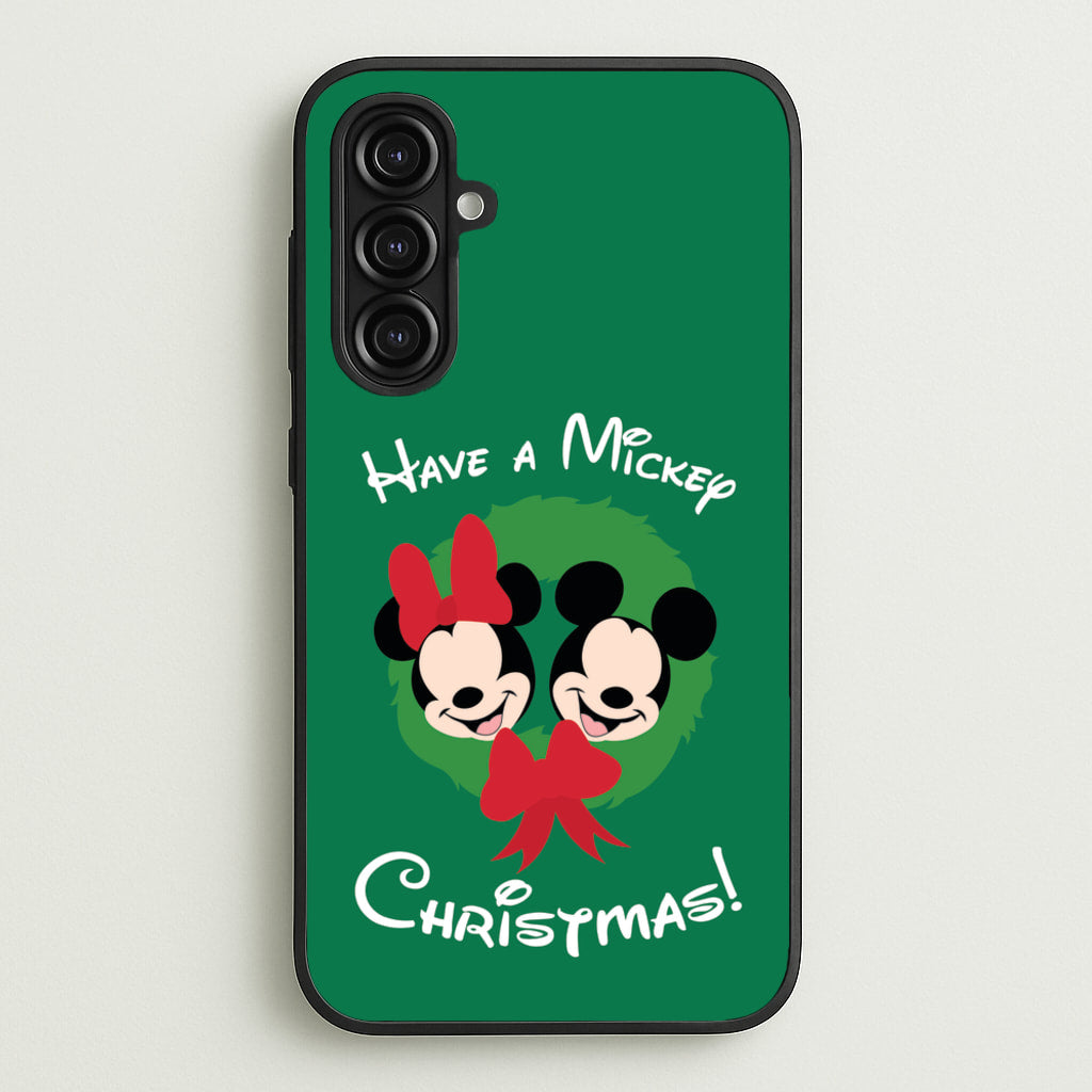Have A Mickey Christmas - Disney Christmas Phone Case for Galaxy A16