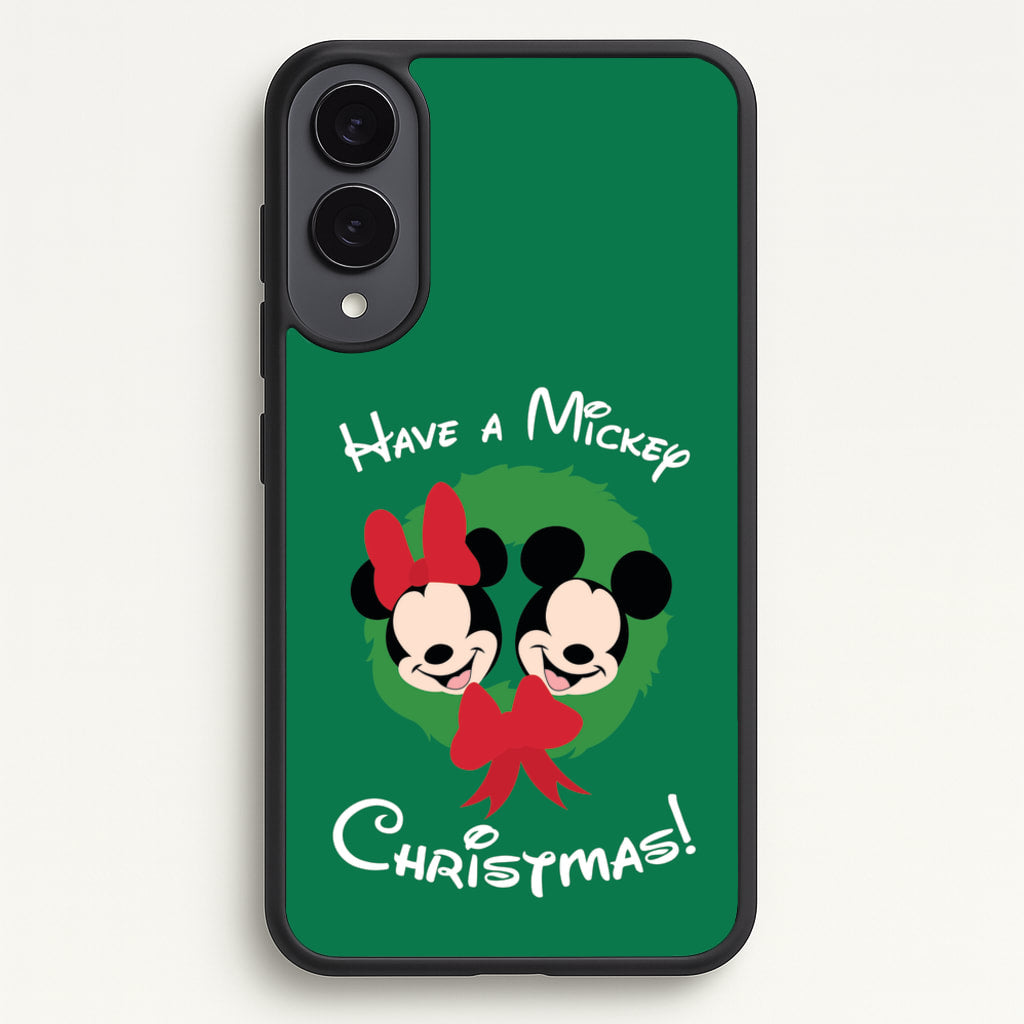 Have A Mickey Christmas - Disney Christmas Phone Case for Galaxy S25 Edge