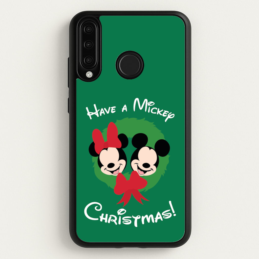 Have A Mickey Christmas - Disney Christmas Phone Case for Huawei P30 Lite