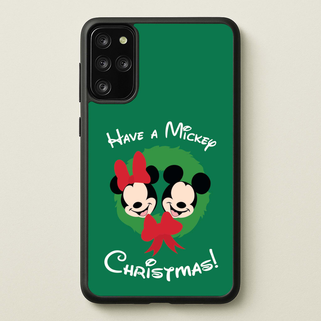 Have A Mickey Christmas - Disney Christmas Phone Case for Galaxy S20 Plus