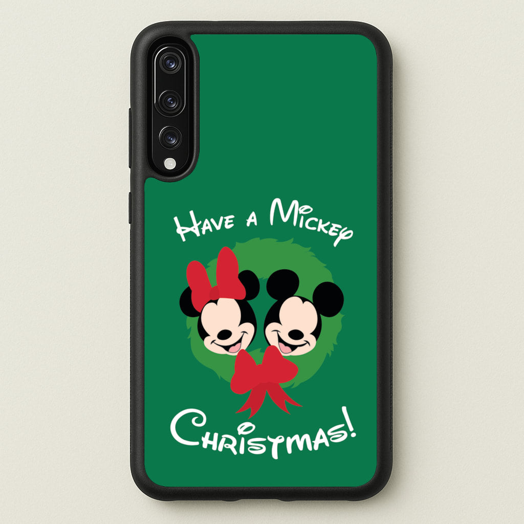 Have A Mickey Christmas - Disney Christmas Phone Case for Huawei P20 Pro