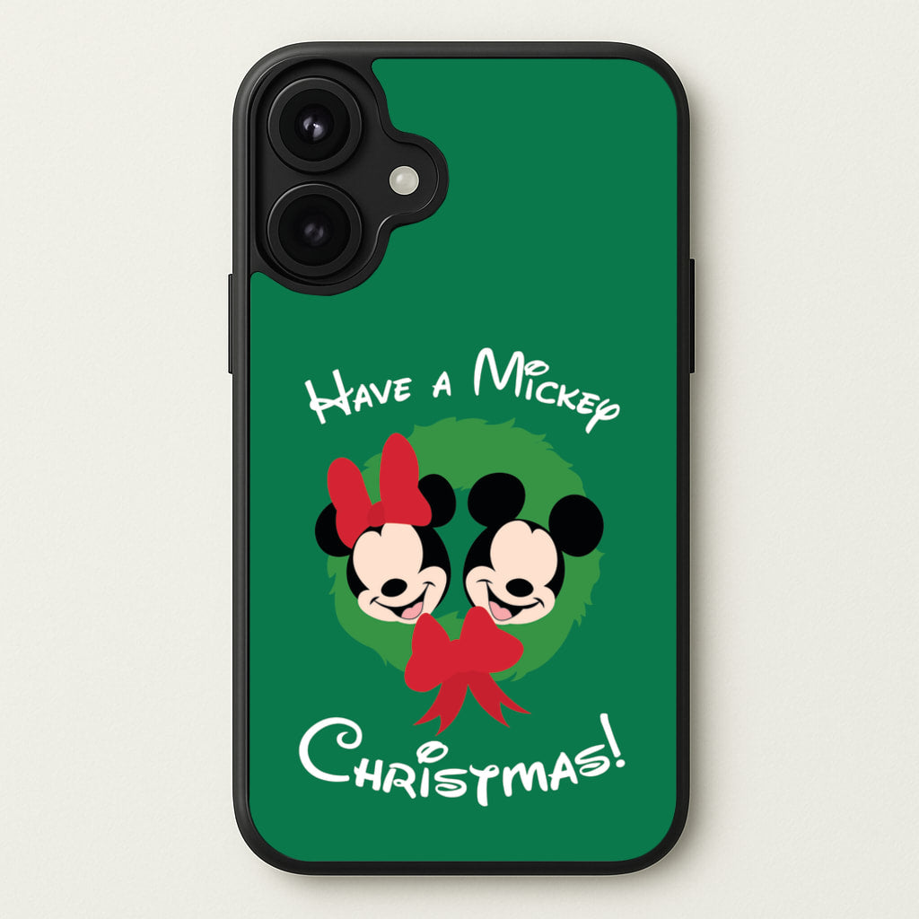 Have A Mickey Christmas Phone Case for iPhone 17
