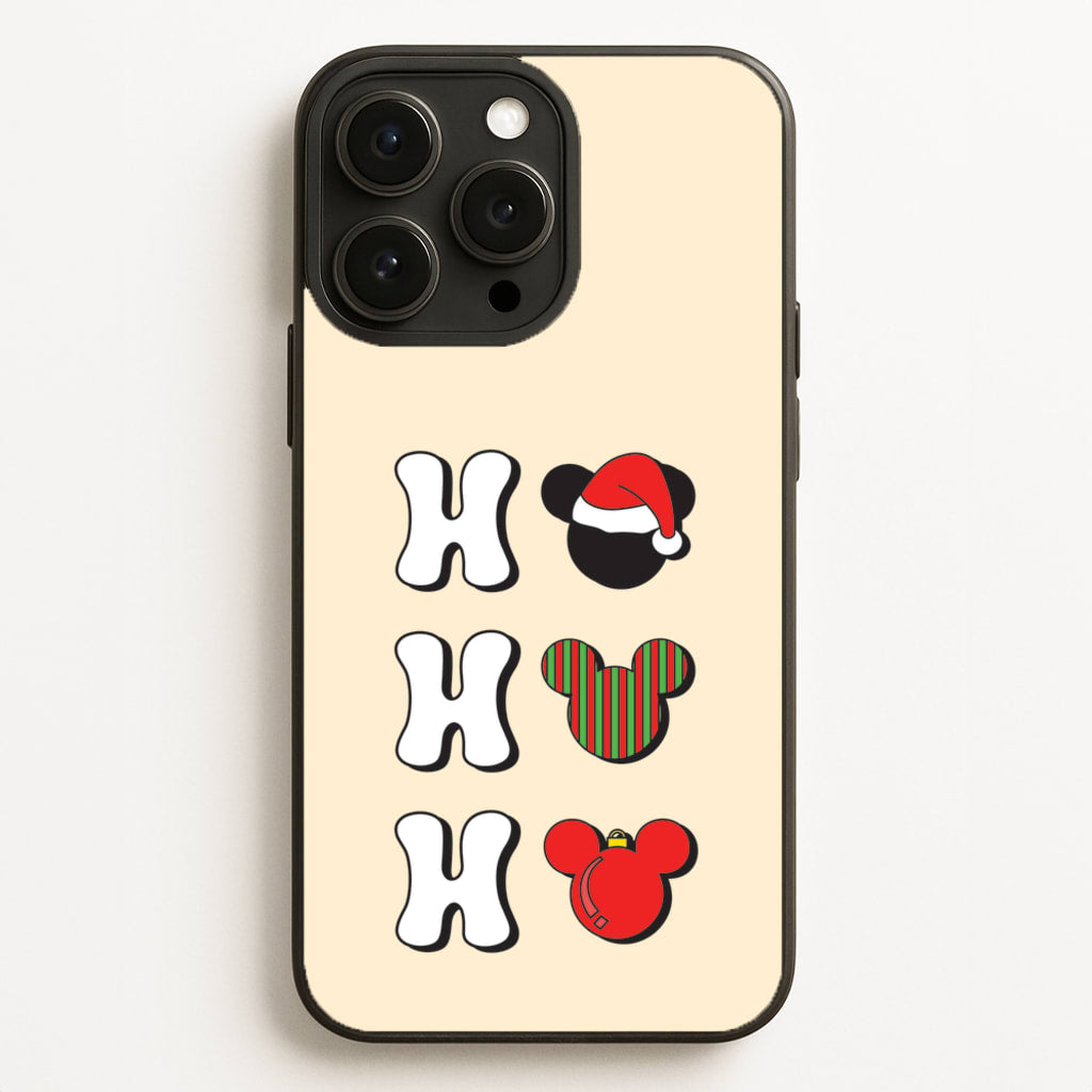 Ho Ho Ho Mickey - Disney Christmas Phone Case for iPhone 16 Pro Max
