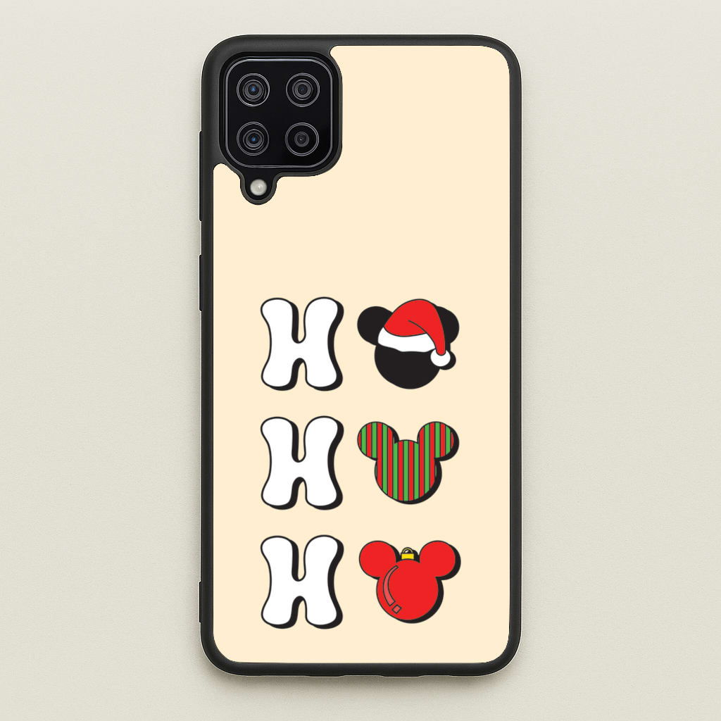 Ho Ho Ho Mickey - Disney Christmas Phone Case for Galaxy A12