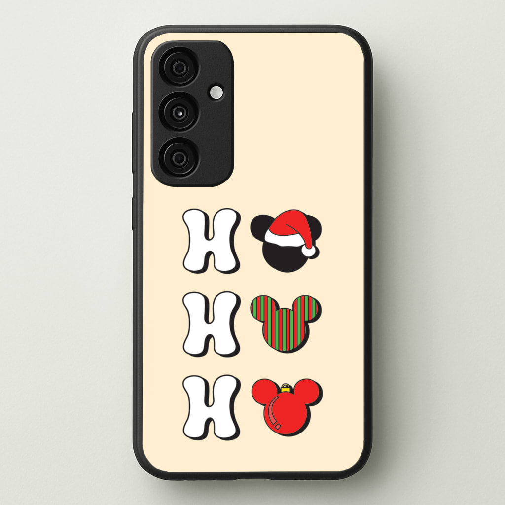 Ho Ho Ho Mickey - Disney Christmas Phone Case for Galaxy A35