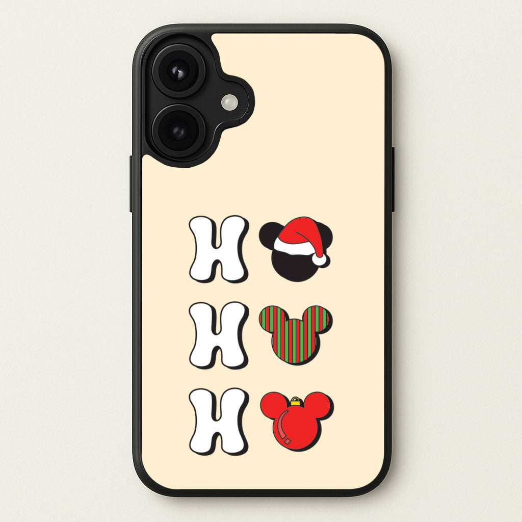 Ho Ho Ho Mickey Phone Case for iPhone 17