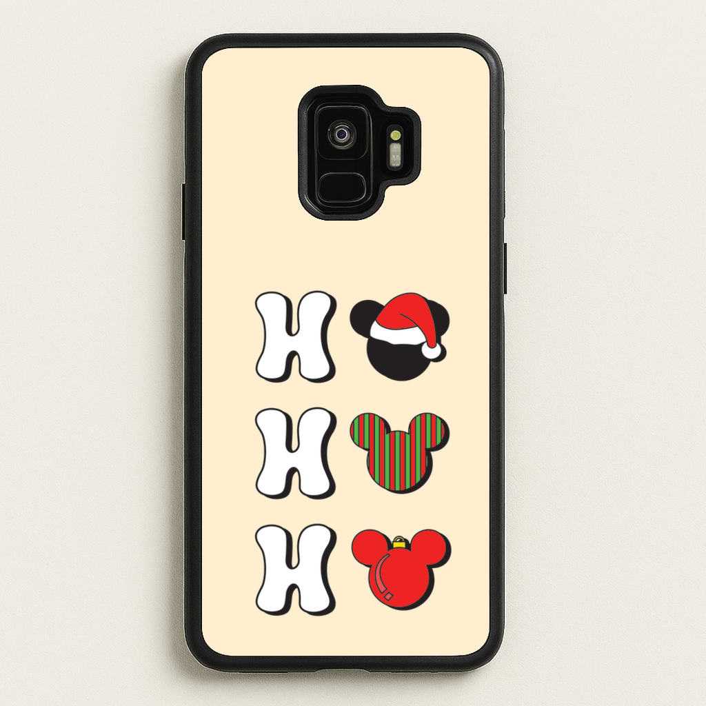 Ho Ho Ho Mickey - Disney Christmas Phone Case for Galaxy S9