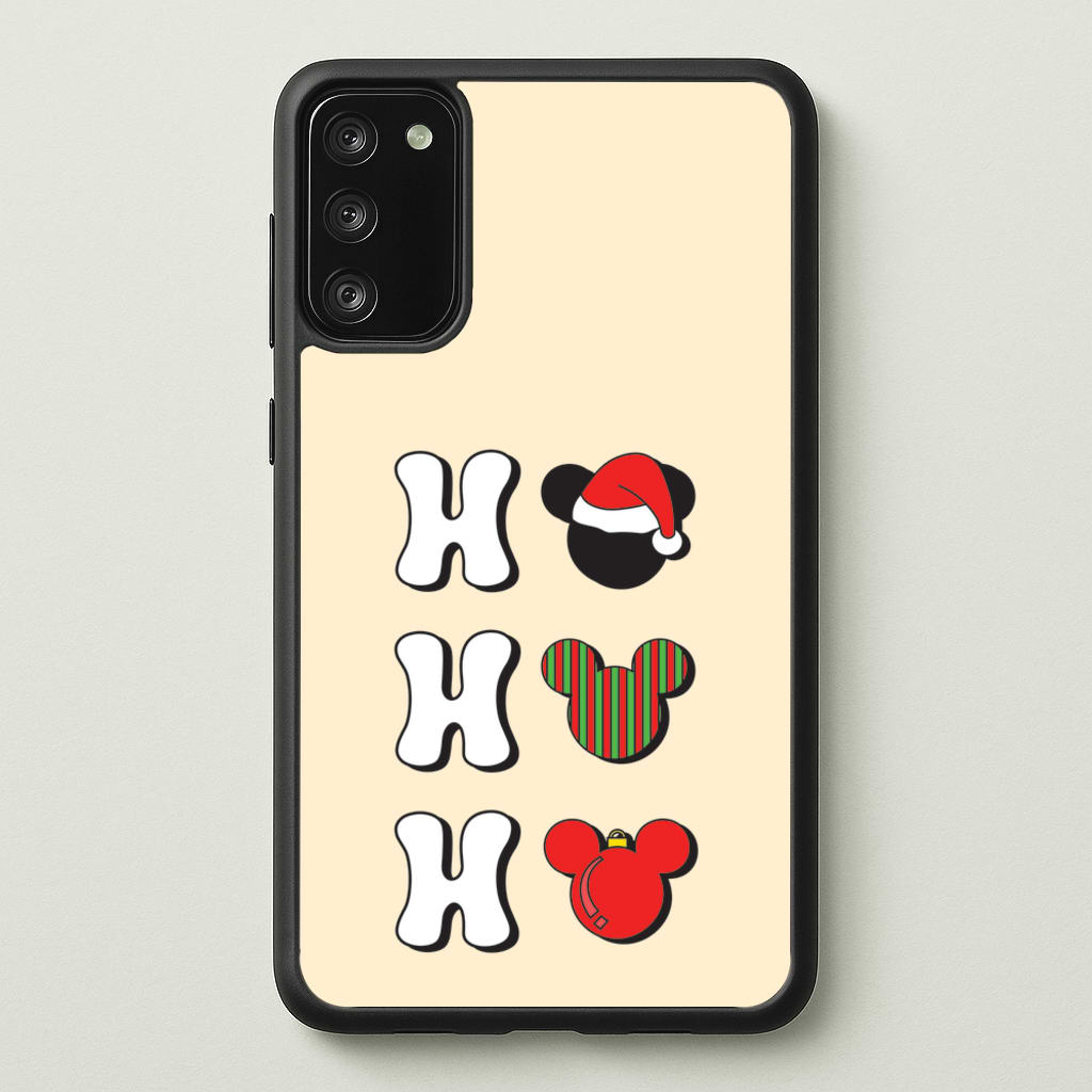 Ho Ho Ho Mickey - Disney Christmas Phone Case for Galaxy S20FE