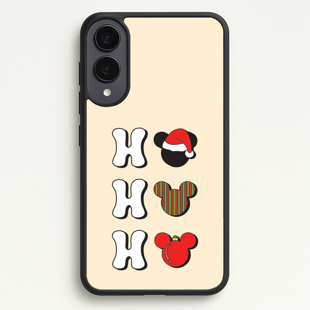 Ho Ho Ho Mickey - Disney Christmas Phone Case for Galaxy S25 Edge