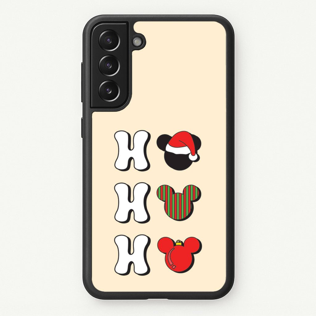 Ho Ho Ho Mickey - Disney Christmas Phone Case for Galaxy S21