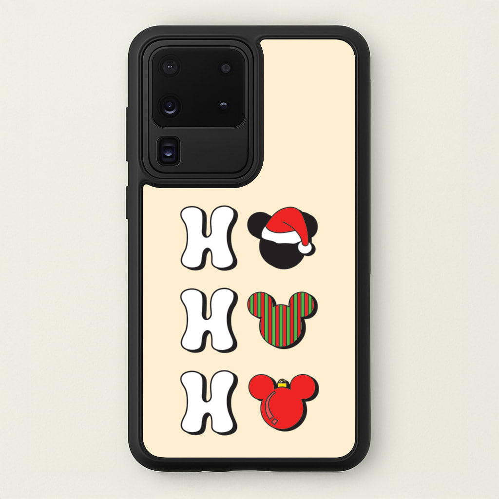 Ho Ho Ho Mickey - Disney Christmas Phone Case for Galaxy S20 Ultra