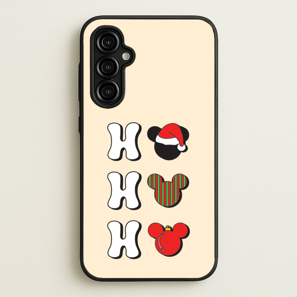 Ho Ho Ho Mickey - Disney Christmas Phone Case for Galaxy A54