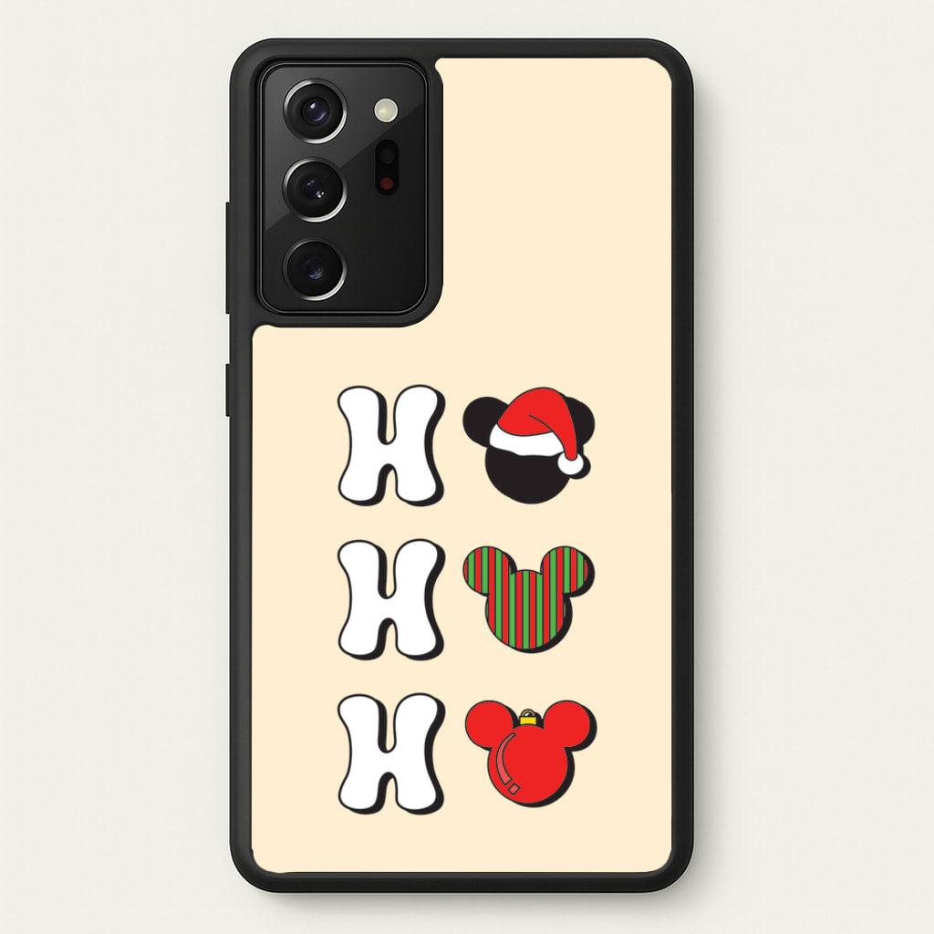 Ho Ho Ho Mickey - Disney Christmas Phone Case for Galaxy Note 20 Ultra