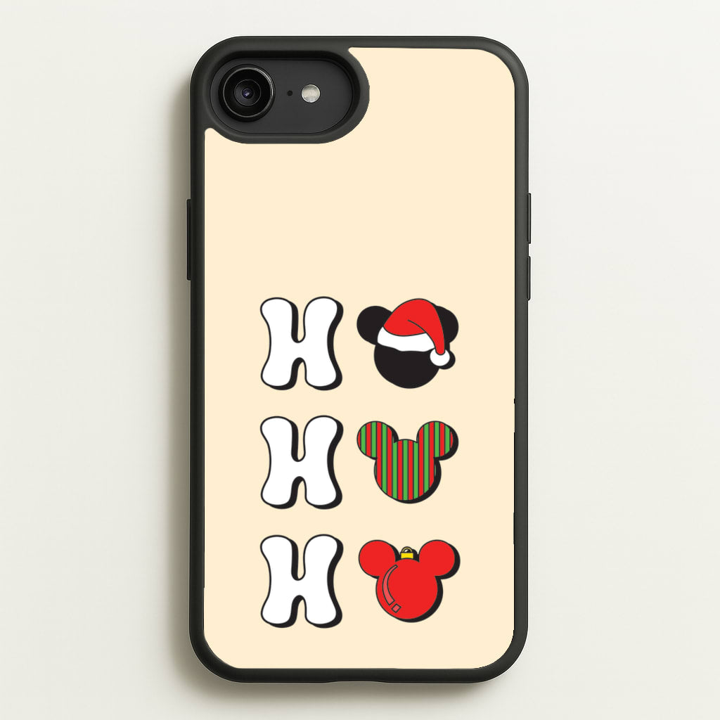 Ho Ho Ho Mickey - Disney Christmas Phone Case for iPhone 6 Plus / 7 Plus / 8 Plus