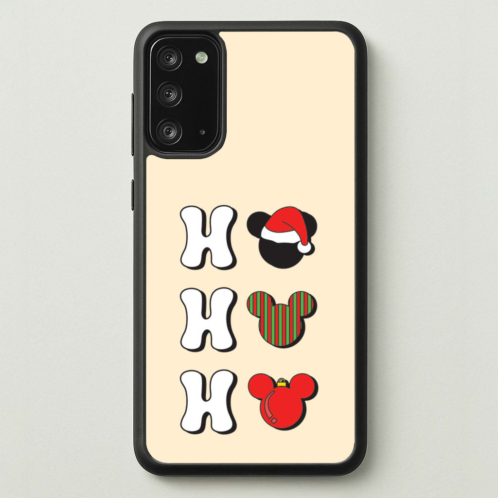 Ho Ho Ho Mickey - Disney Christmas Phone Case for Galaxy Note 20