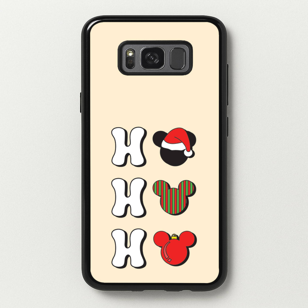 Ho Ho Ho Mickey - Disney Christmas Phone Case for Galaxy S8
