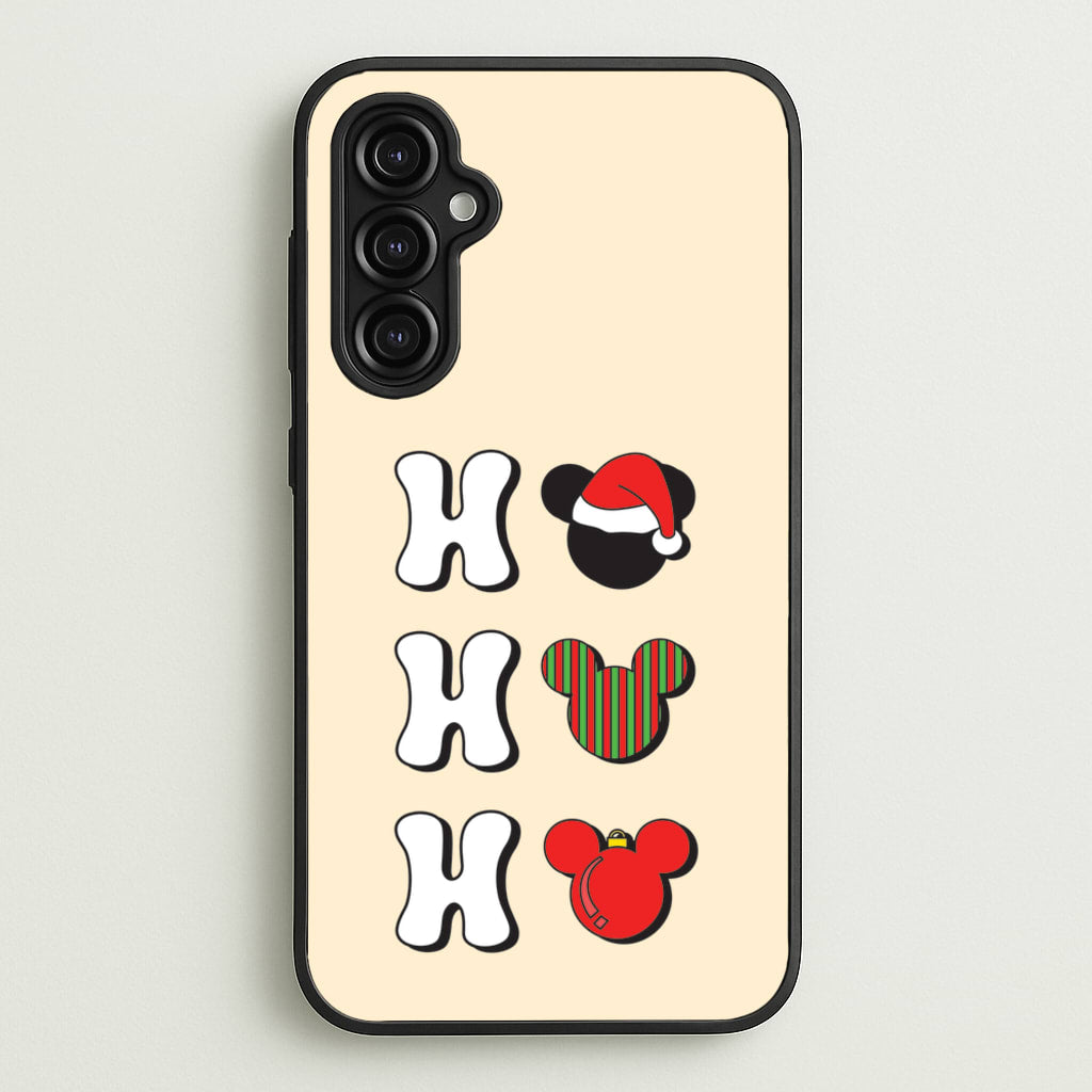 Ho Ho Ho Mickey - Disney Christmas Phone Case for Galaxy A14