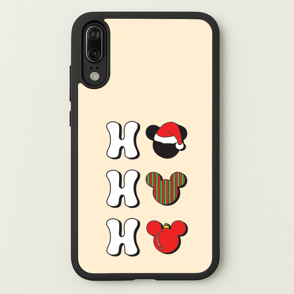 Ho Ho Ho Mickey - Disney Christmas Phone Case for Huawei P20