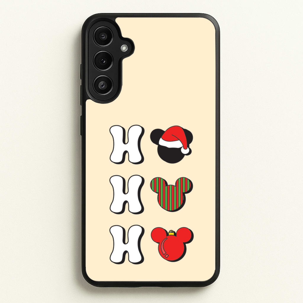 Ho Ho Ho Mickey - Disney Christmas Phone Case for Galaxy A34