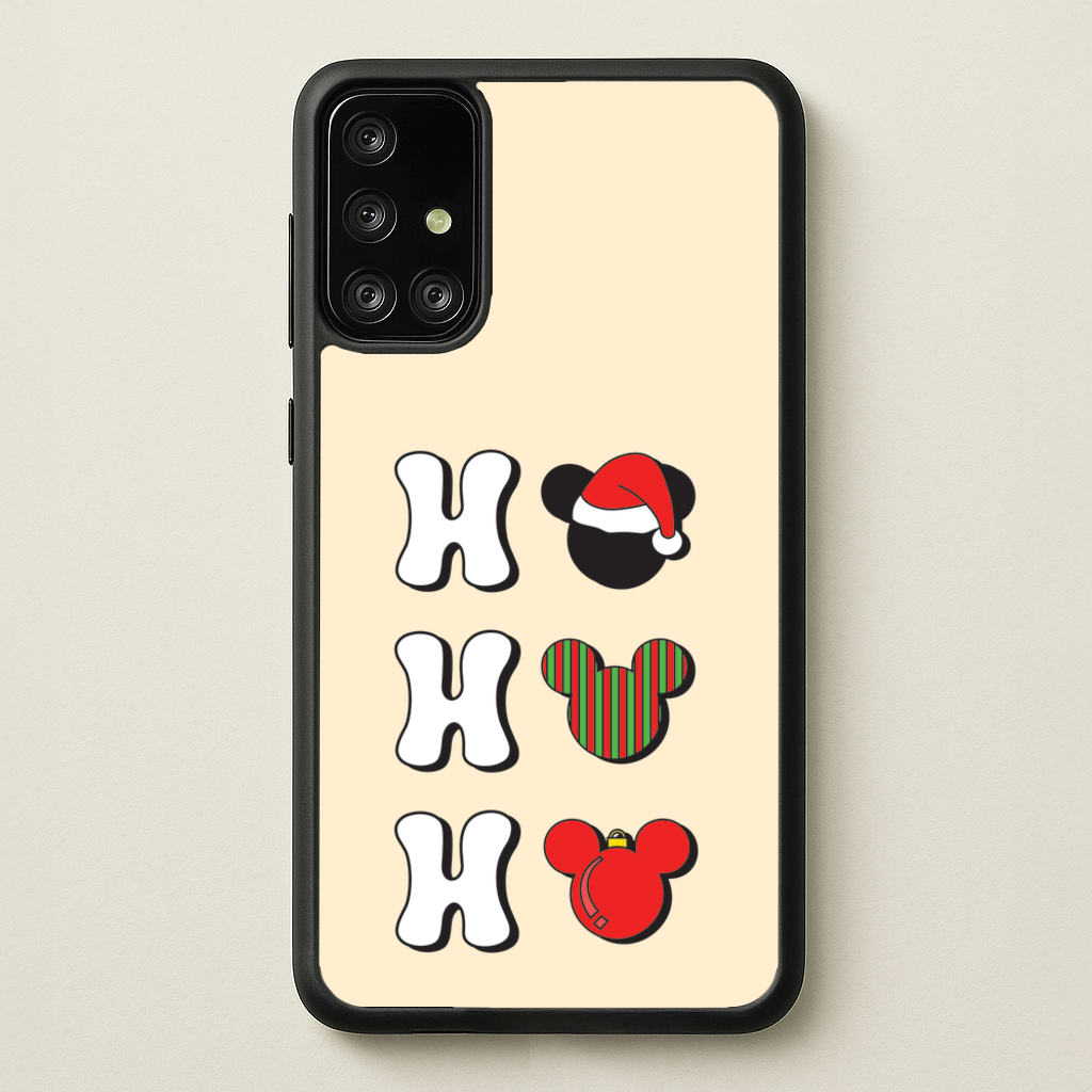 Ho Ho Ho Mickey - Disney Christmas Phone Case for Galaxy A71